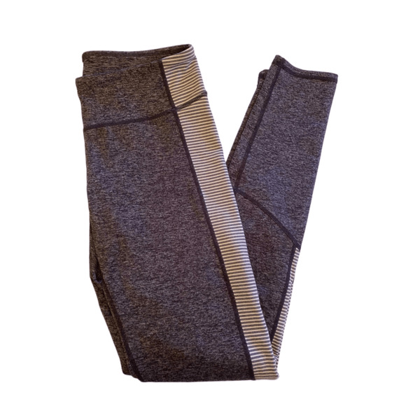 Zella Women's Athletic High-Rise Side Stripes Work Out Leggings In Grey Small - Picture 1 of 7